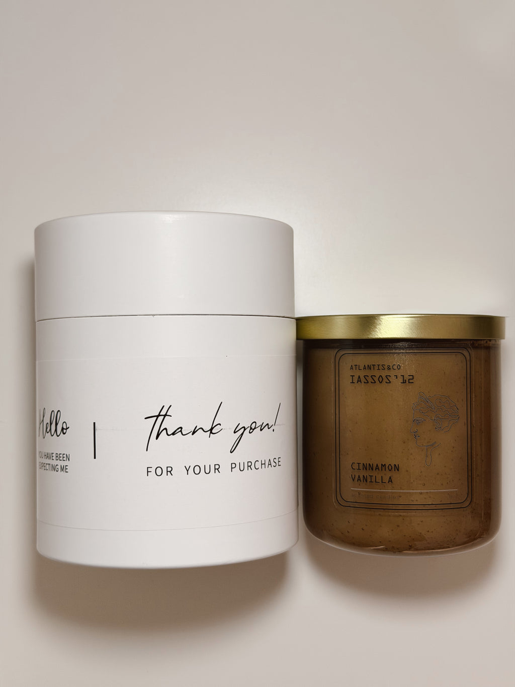 AMBER BUBBLE CINNAMON VANILLA CANDLE