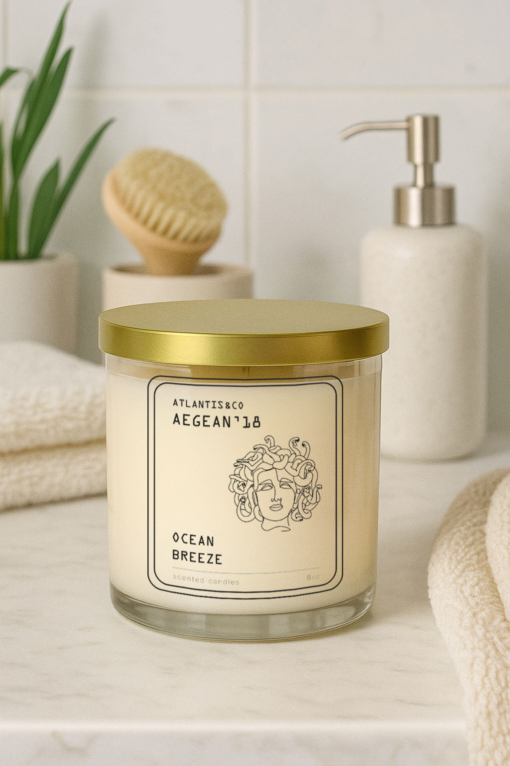 TUMBLER OCEAN BREEZE CANDLE